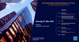 20. IAZI Real Estate Investment Event – Zürich